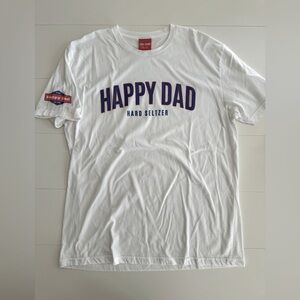 Happy Dad Seltzer Nelk Full Send white shirt XL